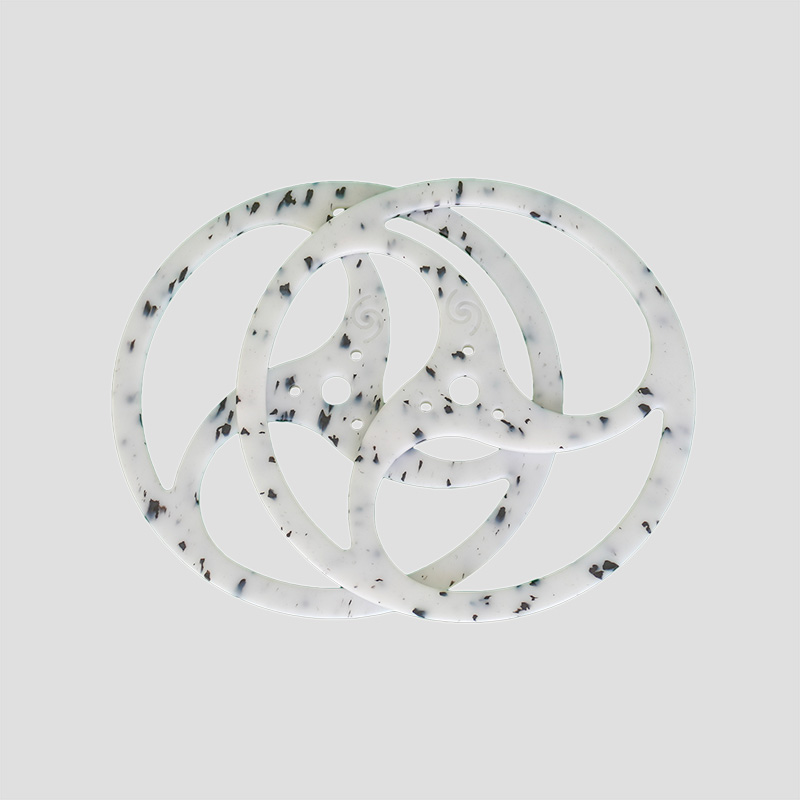 Tri-Ying-heads-Black marble old