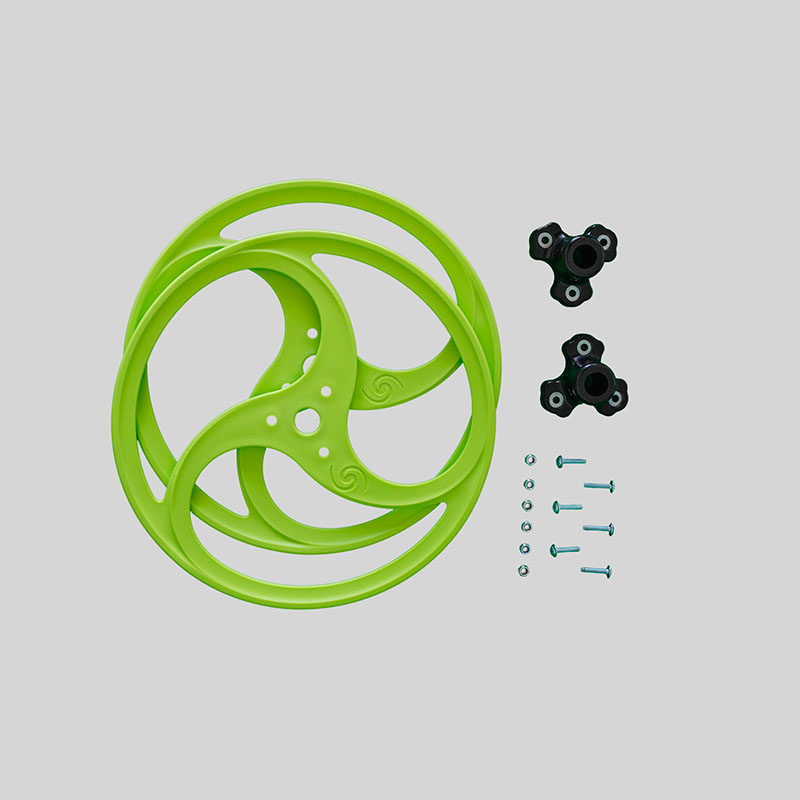 TRI-YING LEGACY + HUBS PACKAGE LIME GREEN