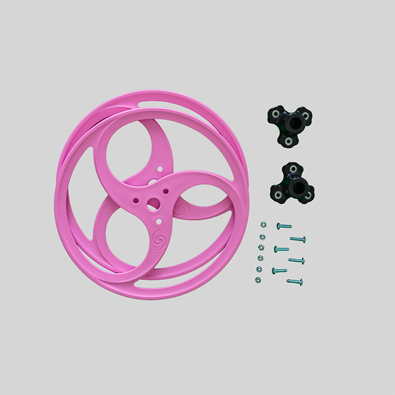 TRI-YING LEGACY + HUBS PACKAGE BUBBLE GUM PINK